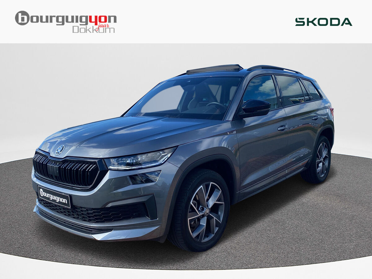 Škoda Kodiaq 1.5 TSI 150 pk DSG Sportline |  7p. | Pano Dak | Trekhaak |