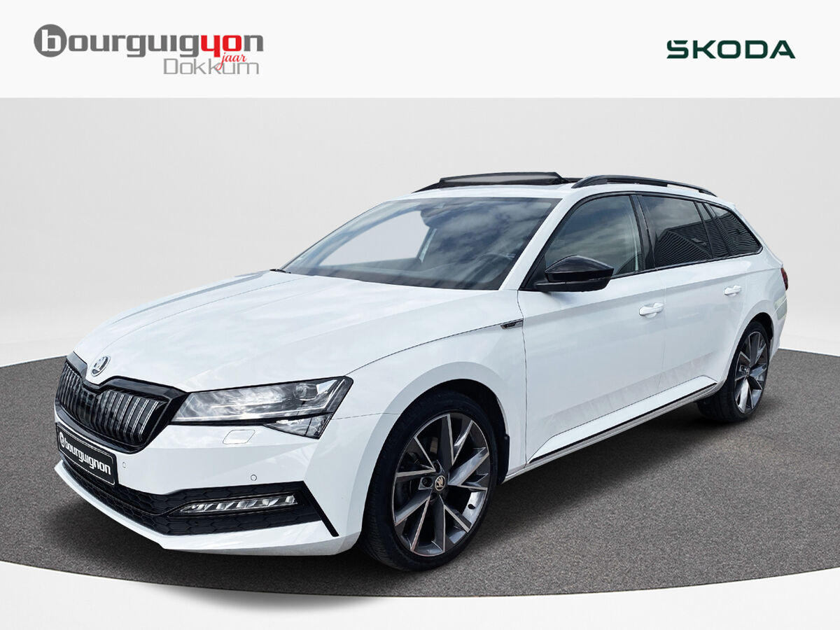 Škoda Superb Combi 1.4 TSI iV 218 pk PHEV Sportline Business | Pano Dak | Canton Sound | Standkachel | Area View |