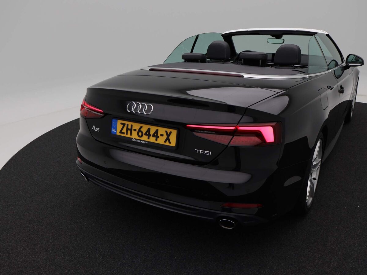 Audi A5 Cabriolet Cabriolet 2.0 TFSi 190 Pk S-Line | Nekverwarming | Cruise | Elek. Stoel | ECC | Carplay | Camera | 19 Inch | 79.955 Km!!