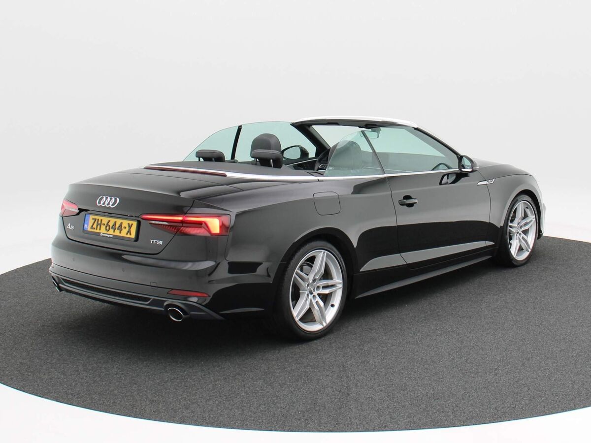 Audi A5 Cabriolet Cabriolet 2.0 TFSi 190 Pk S-Line | Nekverwarming | Cruise | Elek. Stoel | ECC | Carplay | Camera | 19 Inch | 79.955 Km!!