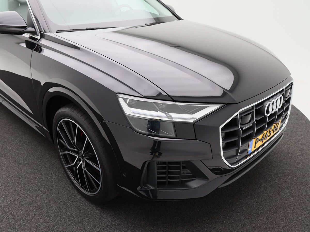 Audi Q8 55 TFSI e 381 PK | Leder | Navi | Adapt. Cruise | Trekhaak | Elek. Achterklep | 22 Inch | 54.382 Km!!