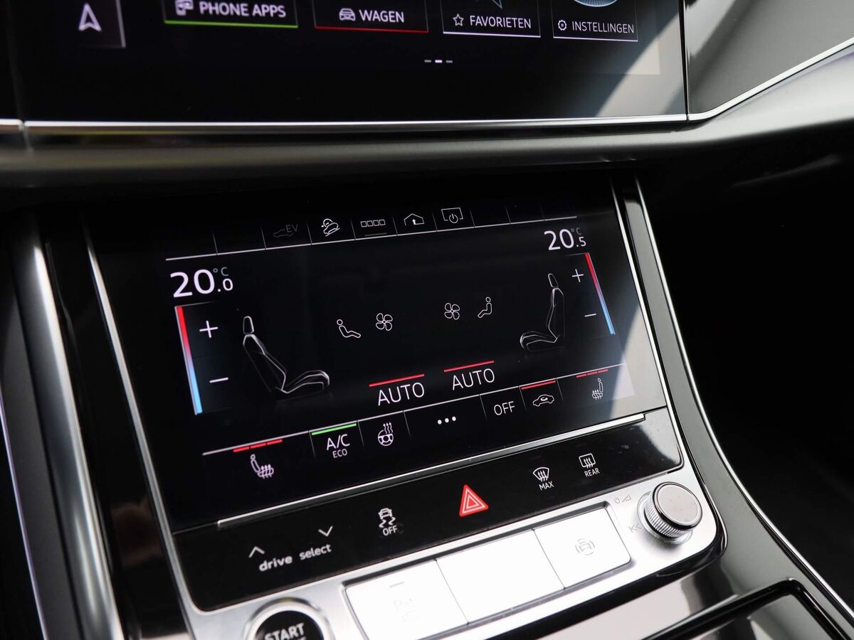 Audi Q8 55 TFSI e 381 PK | Leder | Navi | Adapt. Cruise | Trekhaak | Elek. Achterklep | 22 Inch | 54.382 Km!!
