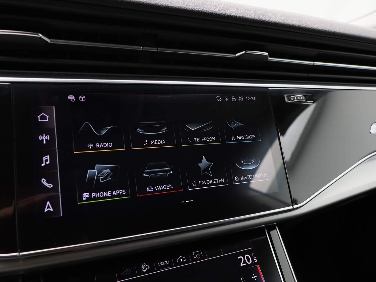 Audi Q8 55 TFSI e 381 PK | Leder | Navi | Adapt. Cruise | Trekhaak | Elek. Achterklep | 22 Inch | 54.382 Km!!