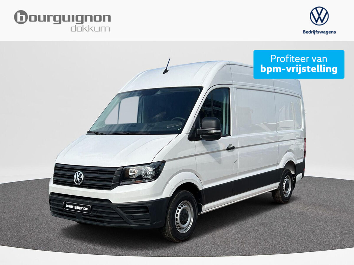 VW-Bedrijfswagens Crafter 35 2.0 TDI 140 pk H6 L3H3 | Airco | ERGO | App Connect | Navi via App | PDC | Bij. Bank | BPM Vrij |