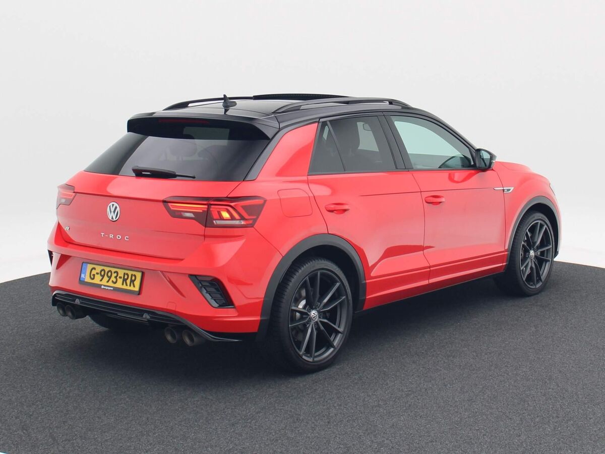 Volkswagen T-Roc R 2.0 TSi 300 Pk DSG 4Motion 300 Pk | Orig. NL | Full LED | Leder | Panoramadak | Akrapovic | 97.112 Km!!