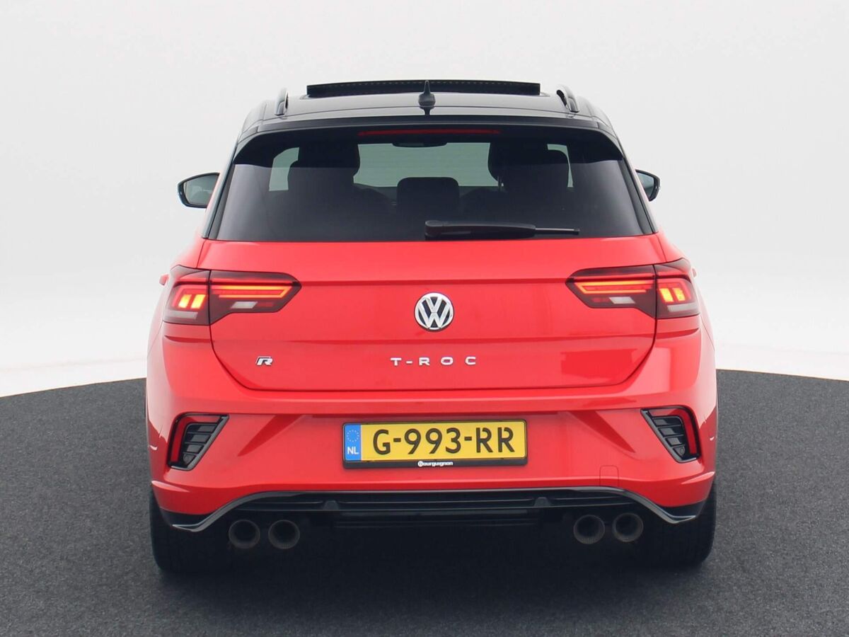 Volkswagen T-Roc R 2.0 TSi 300 Pk DSG 4Motion 300 Pk | Orig. NL | Full LED | Leder | Panoramadak | Akrapovic | 97.112 Km!!