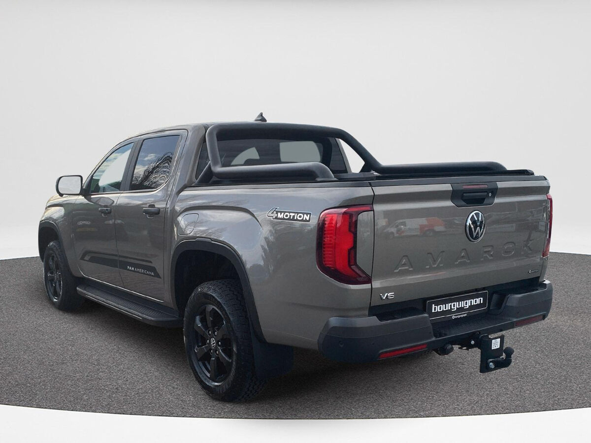 VW-Bedrijfswagens Amarok 3.0 TDI 4Motion Double Cab PanAmericana | Adapt. Cruise | 360° View | Trekhaak | Leder |