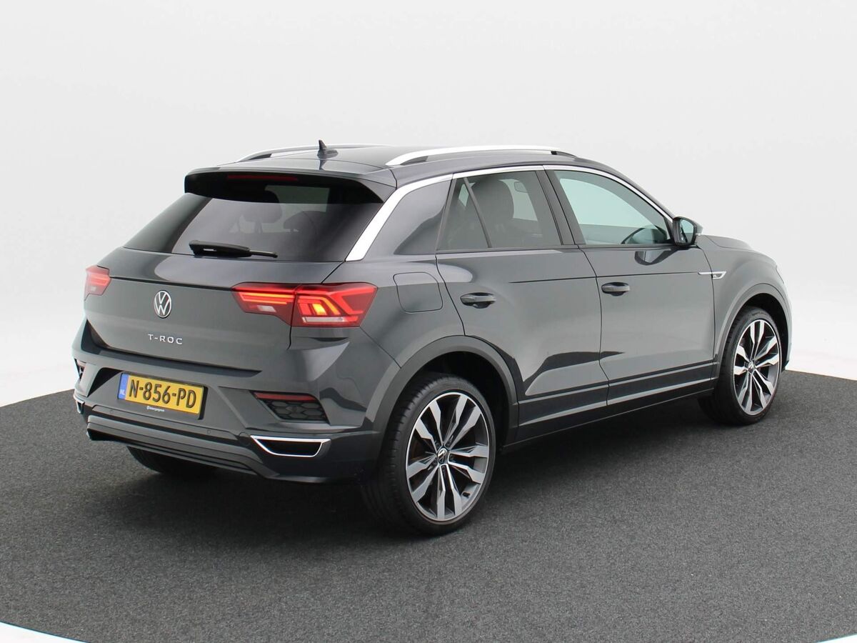 Volkswagen T-Roc 1.5 TSi 150 Pk Automaat Sport Business R | Elektrische Achterklep | Adaptive Cruise Control | Achteruitrijcamera | Carplay | Privacy Glass | ECC | 19 Inch