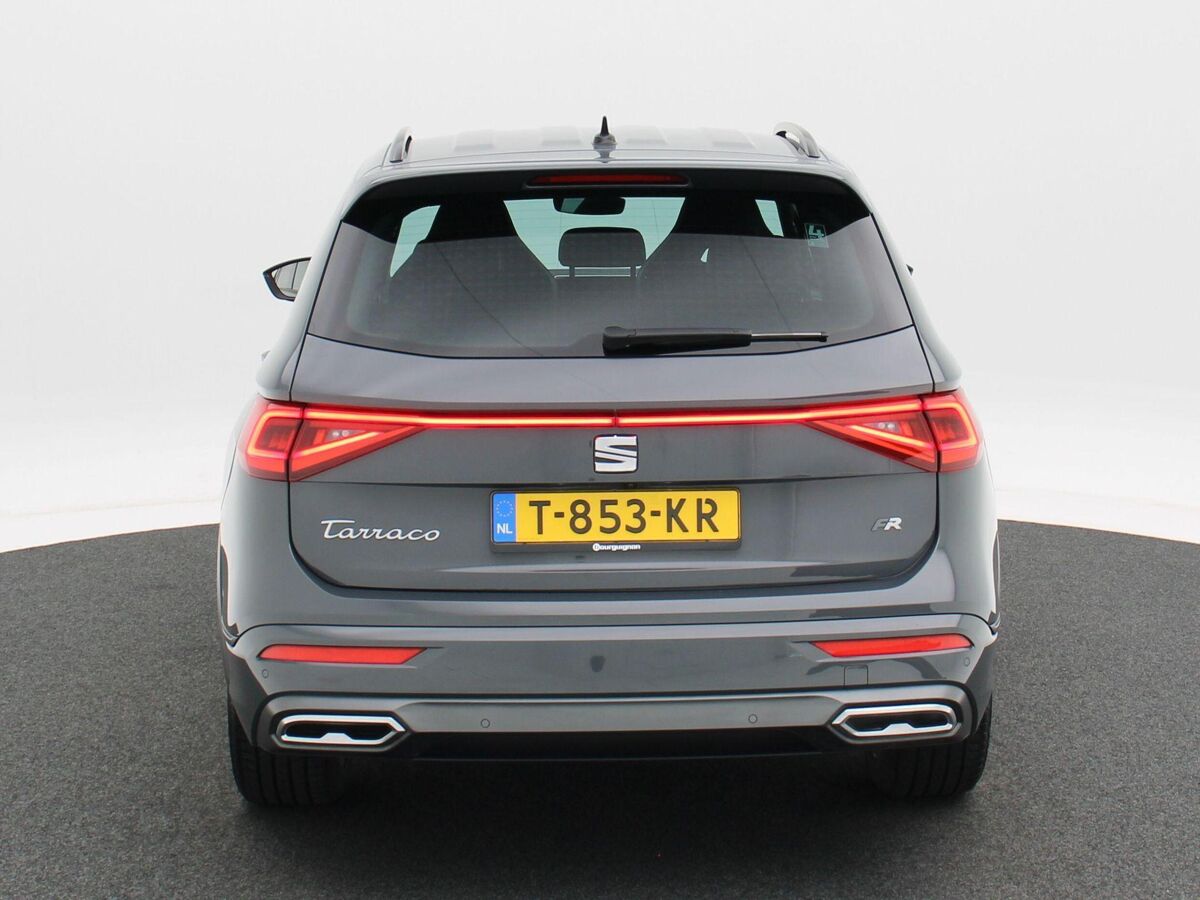 SEAT Tarraco 1.5 TSi 150 Pk Automaat FR Business Intense | 360° Camera | Elektrische Achterklep | Parkeersensoren | Elektrische Stoelen | Stoel Verwarming | Adaptive Cruise | LED | 19 Inch