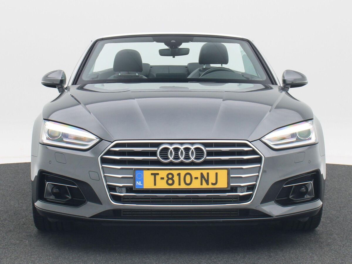 Audi A5 Cabriolet 40 TFSi Design Pro Line Plus | Adaptive Cruise | B&O Sound | Stuur Verwarming | Achteruitrijcamera | Parkeersensoren | ECC | LED | Navigatiesysteem | 19 Inch