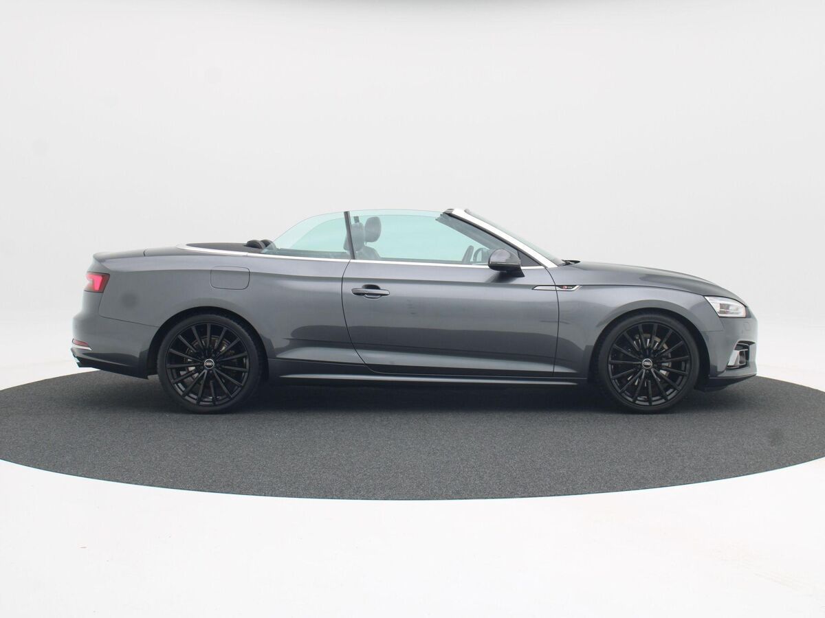 Audi A5 Cabriolet 40 TFSi Design Pro Line Plus | Adaptive Cruise | B&O Sound | Stuur Verwarming | Achteruitrijcamera | Parkeersensoren | ECC | LED | Navigatiesysteem | 19 Inch