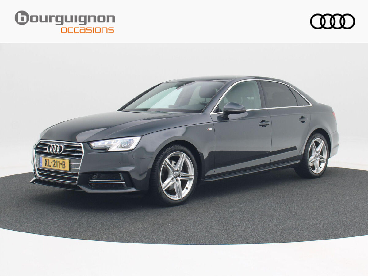 Audi A4 Limousine 1.4 TFSi 150 Pk S-Line | Climate | Parkeersensoren | Stoelverwarming | Bluetooth | Trekhaak | 18 Inch