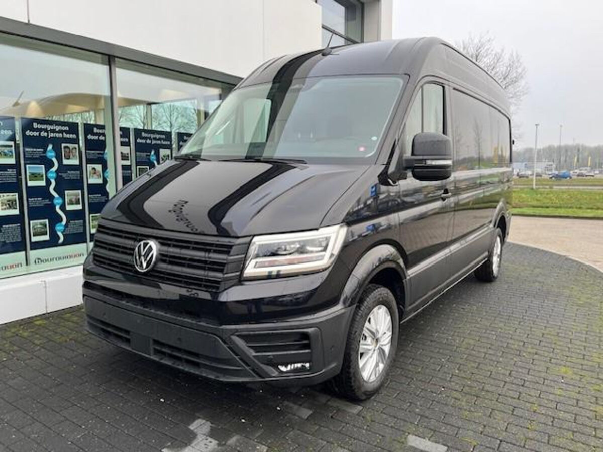 VW-Bedrijfswagens Crafter Exclusive L3H3 2.0 TDI 140 pk AUTOMAAT GVW 3.5T | 351947 | Navi | LED koplampen | Lichtmetaal | Alarm | Trekhaak |