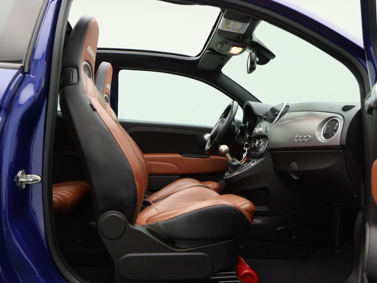 Fiat 500 C 1.4 T-Jet 165 Pk Abarth Turismo | Climate Controle | Leder | Sportstoelen | Uconnect | 17 Inch | 71.669 Km!!