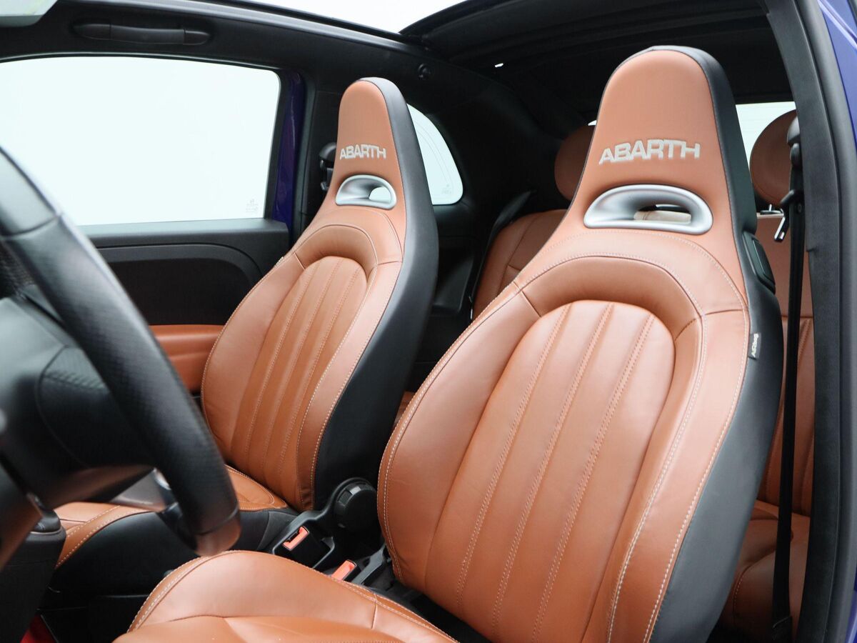Fiat 500 C 1.4 T-Jet 165 Pk Abarth Turismo | Climate Controle | Leder | Sportstoelen | Uconnect | 17 Inch | 71.669 Km!!