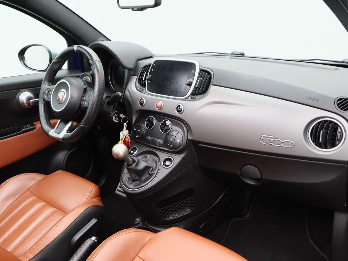 Fiat 500 C 1.4 T-Jet 165 Pk Abarth Turismo | Climate Controle | Leder | Sportstoelen | Uconnect | 17 Inch | 71.669 Km!!