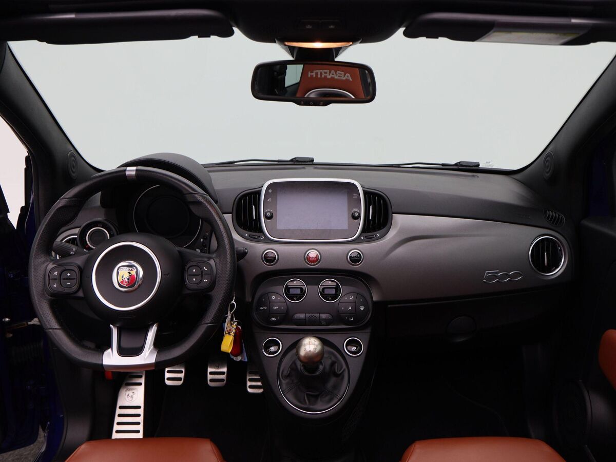 Fiat 500 C 1.4 T-Jet 165 Pk Abarth Turismo | Climate Controle | Leder | Sportstoelen | Uconnect | 17 Inch | 71.669 Km!!