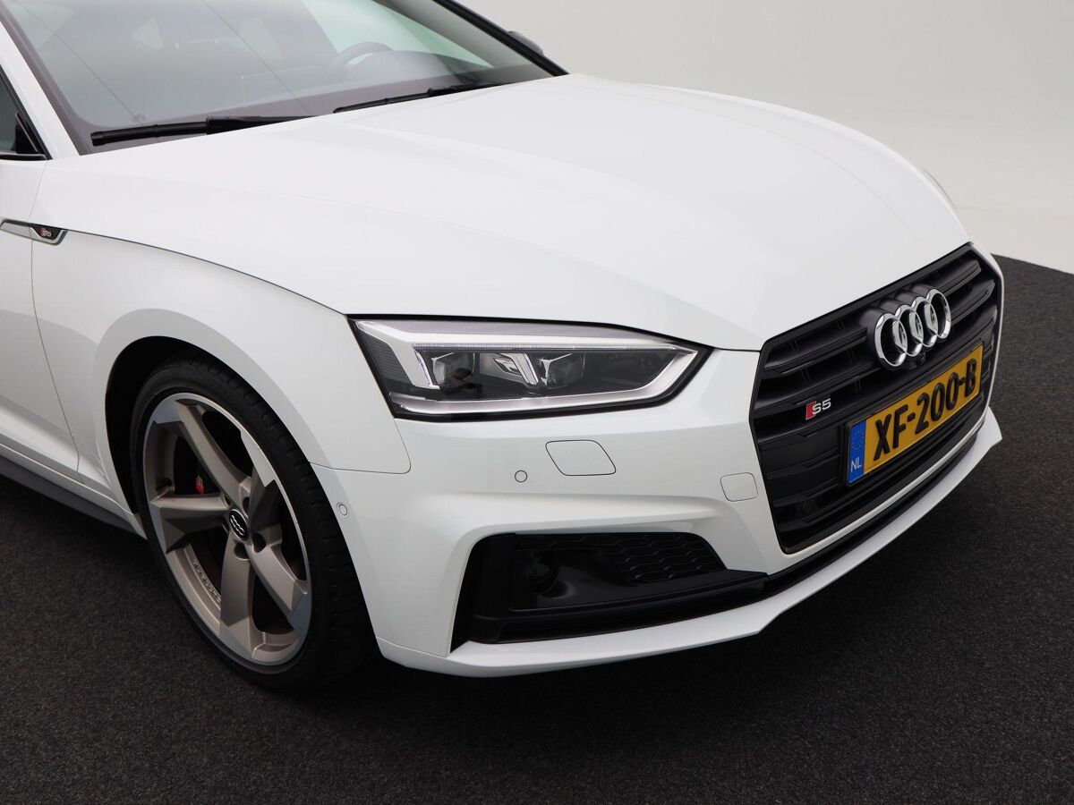 Audi S5 Sportback 3.0 TFSi 353 Pk quattro S-Line | Full LED | Panoramadak | B&O Audio | Adaptive Cruise | Trekhaak | Zwart Optiek | Privacy Glass | 102.384 Km!!