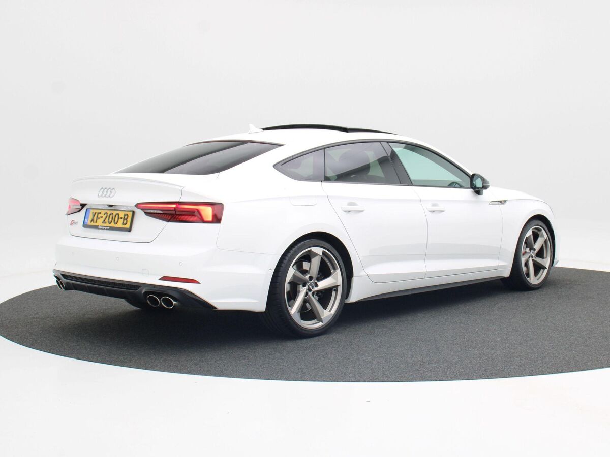 Audi S5 Sportback 3.0 TFSi 353 Pk quattro S-Line | Full LED | Panoramadak | B&O Audio | Adaptive Cruise | Trekhaak | Zwart Optiek | Privacy Glass | 102.384 Km!!