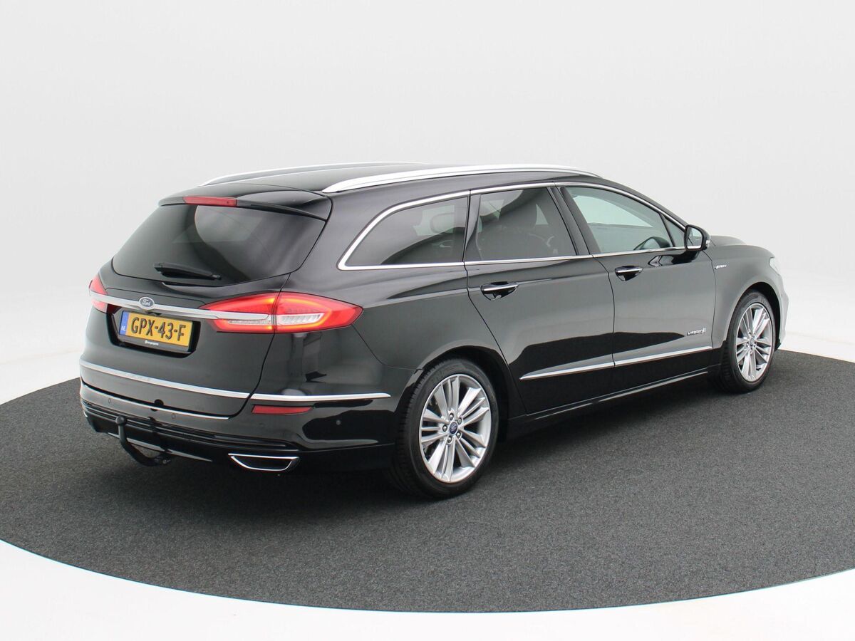 Ford Mondeo Wagon 2.0 IVCT HEV 187 Pk Automaat Vignale | Full LED | Leder | Stoelverwarming | Bluetooth | Trekhaak | Camera | 66.367 Km!!