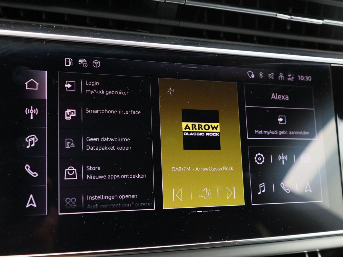 Audi Q8 55 TFSi e 394 Pk Automaat quattro S-Line | HD Matrix LED | Vierwielbesturing | B&O Audio | Trekaak | Panoramadak | Zwart Optiek | Luchtvering | 18.804 Km!!