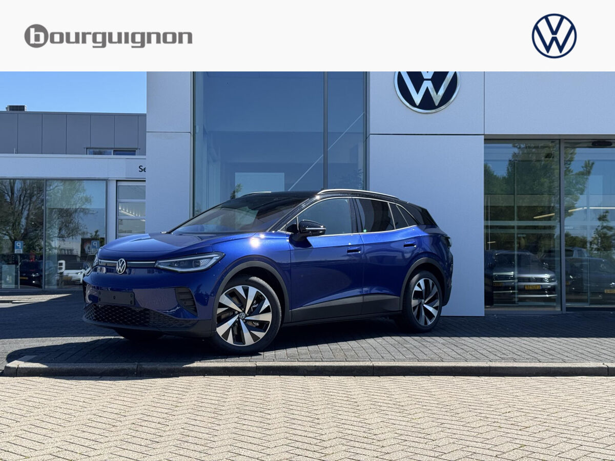 Volkswagen ID.4 Pro Limited Edition 77 kWh accu 286 pk | Trekhaak | 20" Velgen | Stoel & Stuurverwarming | Navigatie | Draadloze Telefoonlader | Camera |