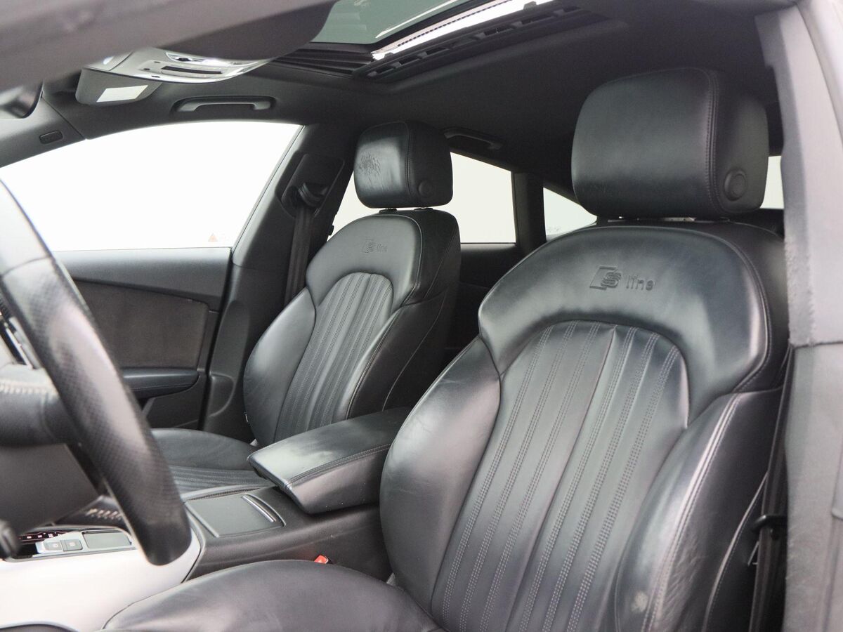 Audi A7 Sportback 1.8 TFSi 190 Pk S-Line Automaat 5-Persoons | Full LED | Navigatie | Leder | 21 Inch | Open Dak | Privacy Glass