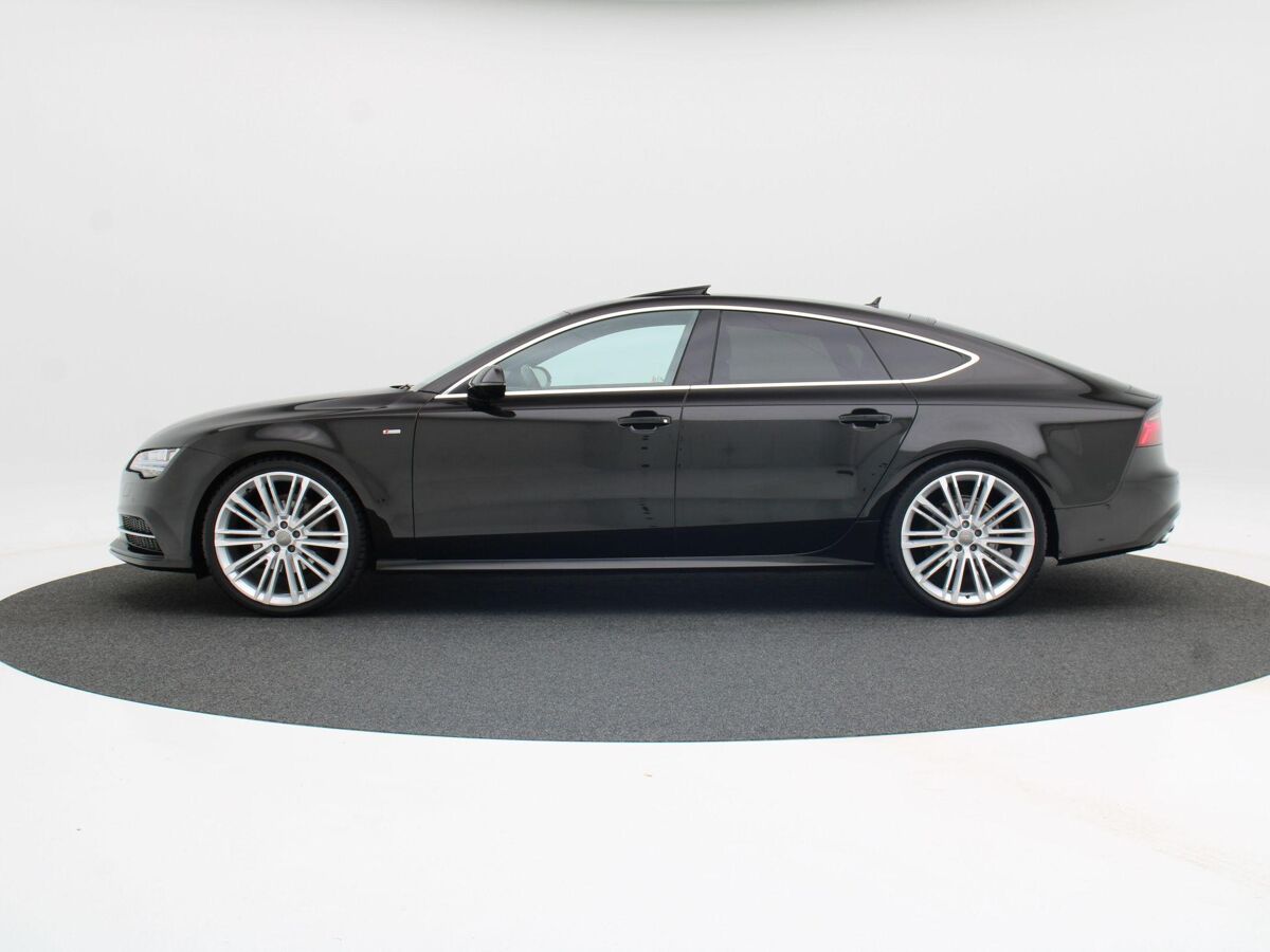 Audi A7 Sportback 1.8 TFSi 190 Pk S-Line Automaat 5-Persoons | Full LED | Navigatie | Leder | 21 Inch | Open Dak | Privacy Glass