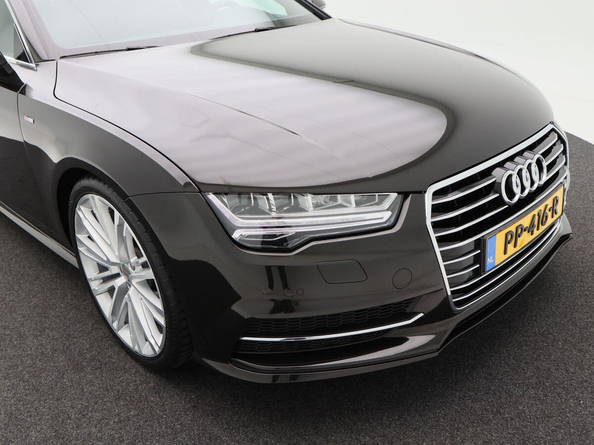 Audi A7 Sportback 1.8 TFSi 190 Pk S-Line Automaat 5-Persoons | Full LED | Navigatie | Leder | 21 Inch | Open Dak | Privacy Glass