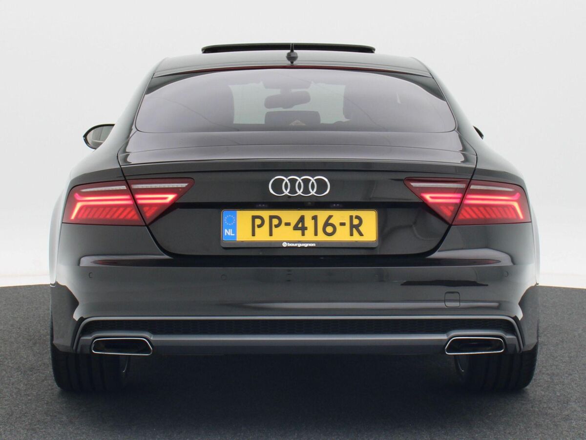 Audi A7 Sportback 1.8 TFSi 190 Pk S-Line Automaat 5-Persoons | Full LED | Navigatie | Leder | 21 Inch | Open Dak | Privacy Glass